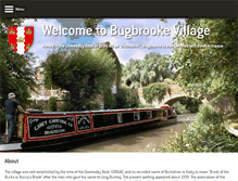 Tablet Screenshot of bugbrooke-village.co.uk